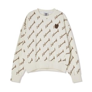 Áo Dài Tay LifeWork Sweatshirt Monogram LW233MT705 Màu Trắng Kem - Duy Hoang