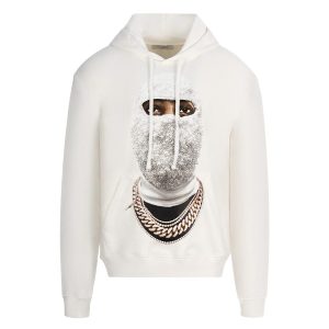 Áo Hoodie Ih Nom Uh Nit White Graphic Printed NUW22226 081 Màu Trắng Size XS - Duy Hoang