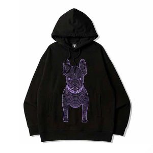 Áo Hoodie LifeWork Big Ladok Hoodie LW235HD990 Màu Đen Tím Size S - Duy Hoang