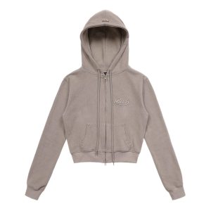 Áo Hoodie Nữ Badblood Beyond Soft Zip Up Hoodie Tobacco Màu Nâu Size S - Duy Hoang