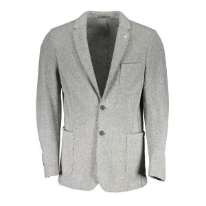 Áo Khoác Blazer Len Gant 18037705047-1_GRIGIO_92 Màu Xám Size 48 - Duy Hoang