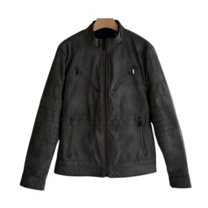 Áo Khoác Da Nam Karl Lagerfeld Jacket F0202 - CHA Màu Ghi Đậm Size M - Duy Hoang