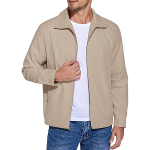 Áo Khoác Gió Nam Coofandy B0DDY7RT5C Màu Khaki Size S - Duy Hoang