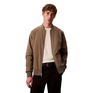Áo Khoác Nam Calvin Klein CK Matte Bomber Jacket 40FM512 - 032 Màu Nâu Size S - Duy Hoang