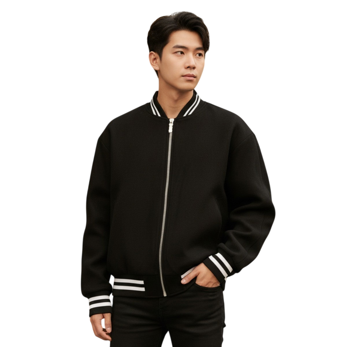 Áo Khoác Nam Disclaimer 24IDS54506 Màu Đen Size XS - Duy Hoang