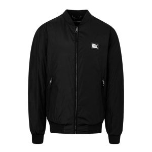 Áo Khoác Nam Dolce & Gabbana D&G Logo Plaque Black Nylon Bomber Jacket G9ABPT G7F2J N0000 Màu Đen Size 46 - Duy Hoang