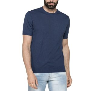 Áo Len Cộc Tay Nam Carrera Jeans 839A0215X_687 Màu Xanh Navy Size L - Duy Hoang