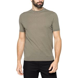Áo Len Cộc Tay Nam Carrera Jeans 839A0215X_757 Màu Xanh Kaki Size L - Duy Hoang