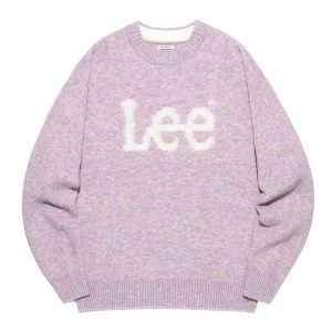 Áo Len Lee Big Twitch Logo LE2303KT02PI Màu Tím Nhạt - Duy Hoang