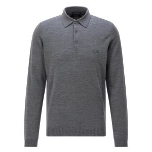 Áo Len Nam Hugo Boss Bono 50476357 Men's Virgin Wool Màu Xám Size S - Duy Hoang