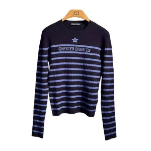 Áo Len Nữ Chester Charles Sweater Zigzag Logo Phối Màu Size XS - Duy Hoang