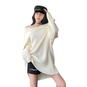 Áo Len Nữ Le Dépaysement Paris Màu Trắng Kem Size S - Duy Hoang