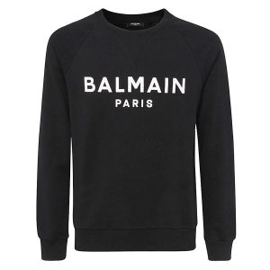 Áo Phông Balmain Black Three Button Logo Printed YF1EF005BB37 EAB Màu Đen Size M - Duy Hoang