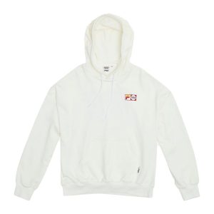 Áo Nỉ Hoodie Unisex Fila FW2SSF1144X-WHI Màu Trắng - Duy Hoang