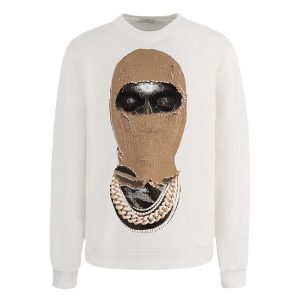Áo Nỉ Ih Nom Uh Nit White Graphic Printed NUW22222 081 Màu Trắng Size XS - Duy Hoang