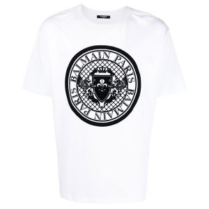 Áo Phông Balmain YH1EG000BB17 GAB Màu Trắng Size S - Duy Hoang