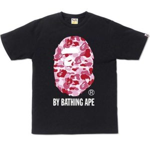 Áo Phông Bape ABC BY Bathing Ape Tee Màu Đen Họa Tiết Hồng - Duy Hoang