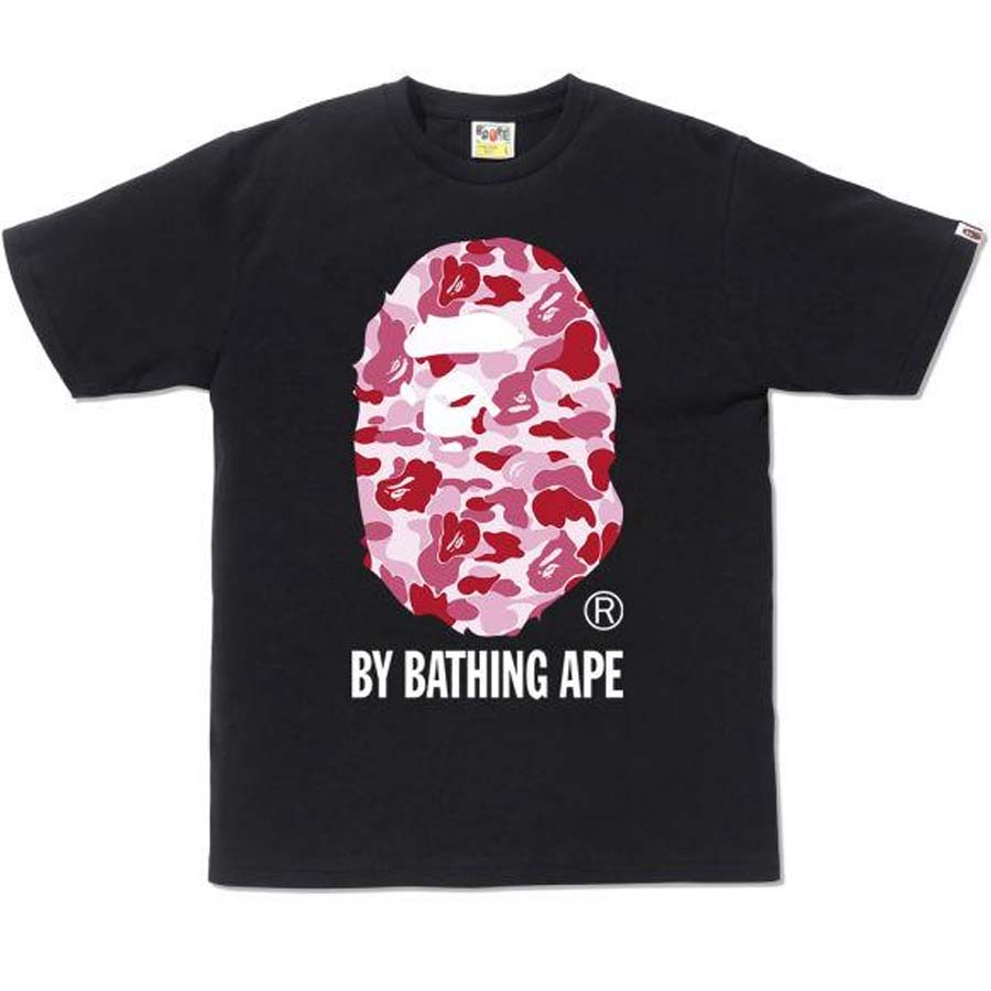 Áo Phông Bape ABC BY Bathing Ape Tee Màu Đen Họa Tiết Hồng - Duy Hoang