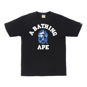 Áo Phông Bape Flame College T-Shirt Màu Đen - Duy Hoang