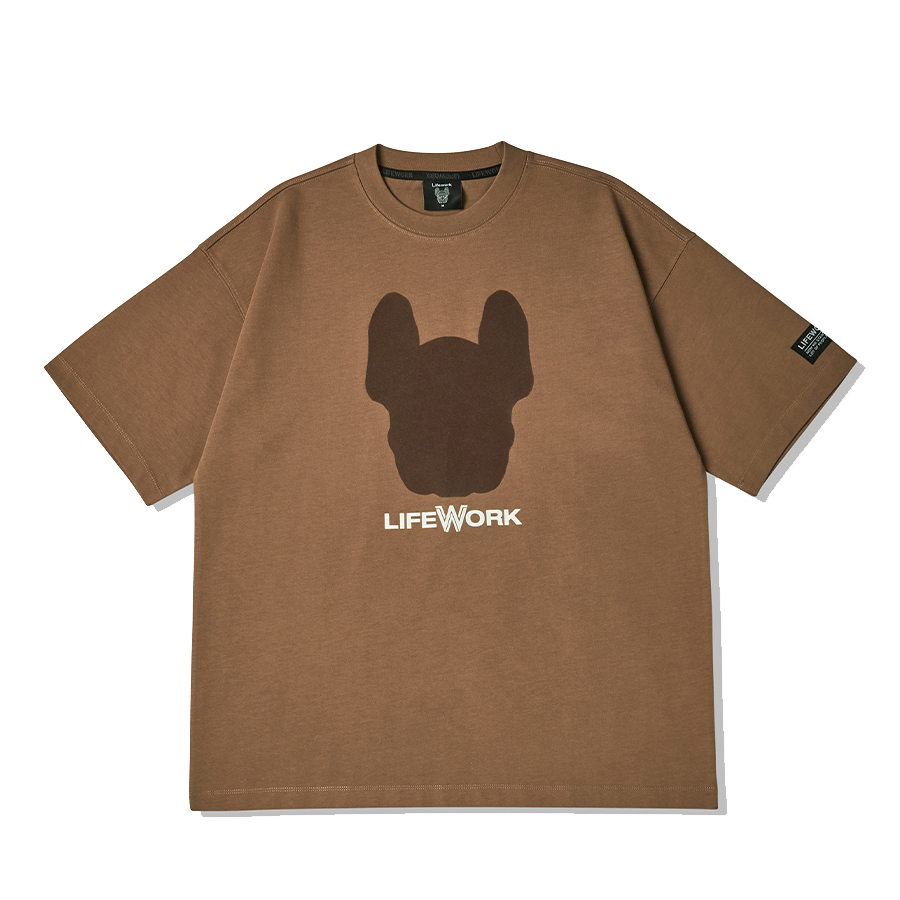 Áo Phông LifeWork Lava Bigradoc LW232TS416 Tshirt Màu Nâu Size L - Duy Hoang