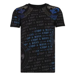 Áo Phông Nam Cipo & Baxx CB Logo Print T-Shirt 1CI22O01E-Q11 Màu Đen Size 48 - Duy Hoang