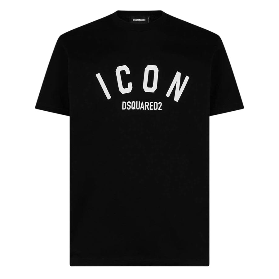 Áo Phông Nam Dsquared2 Icon S79GC0089 Tshirt Màu Đen Size S - Duy Hoang