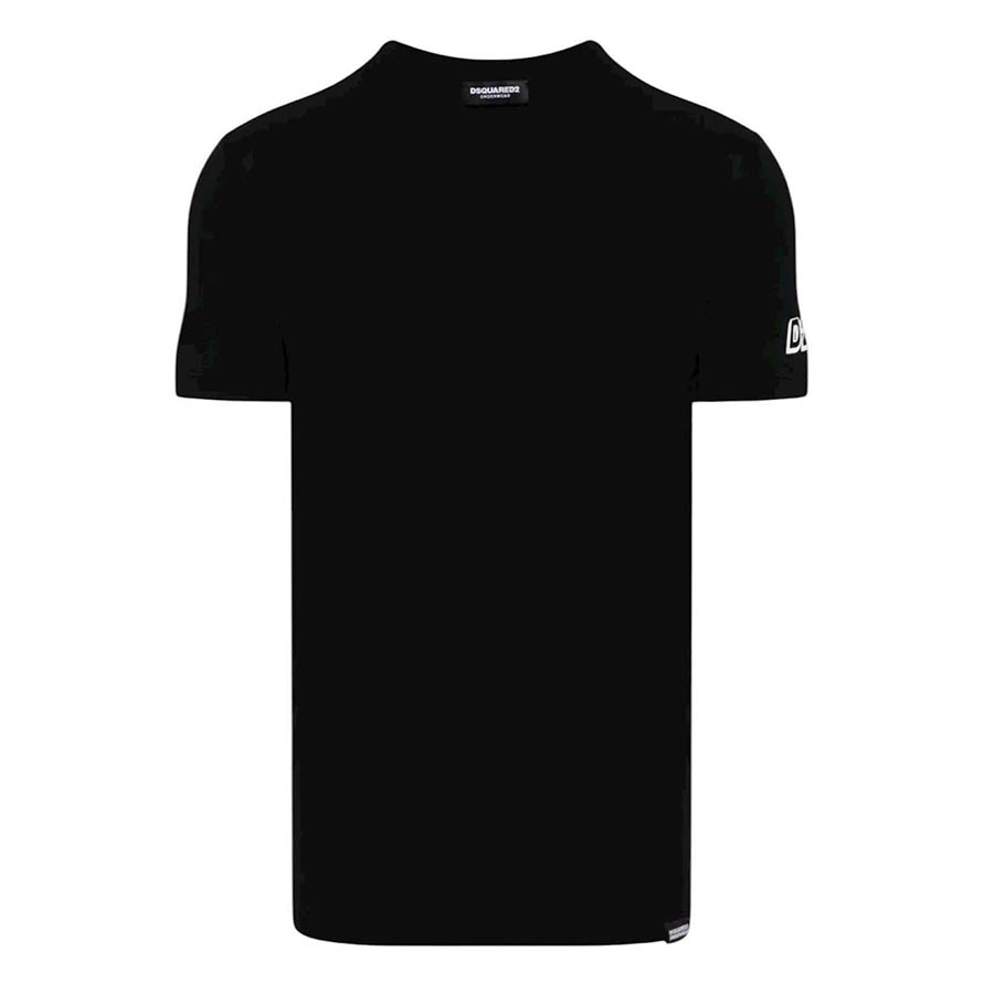 Áo Phông Nam Dsquared2 Rubberised-logo D9M205070 Tshirt Màu Đen Size XS - Duy Hoang
