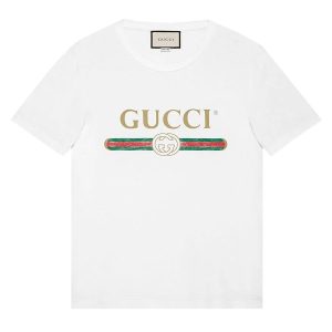 Áo Polo Gucci Cotton Piquet Polo With Interlocking G ‎658067 XJDI2 9692 Màu Trắng Size S - Duy Hoang
