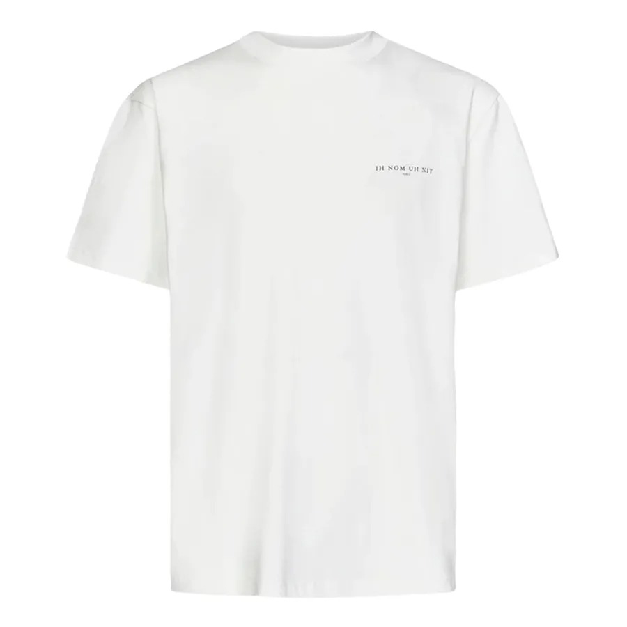 Áo Phông Nam Ih Nom Uh Nit White With Mask Logo Printed NUS23231 Tshirt Màu Trắng Size S - Duy Hoang