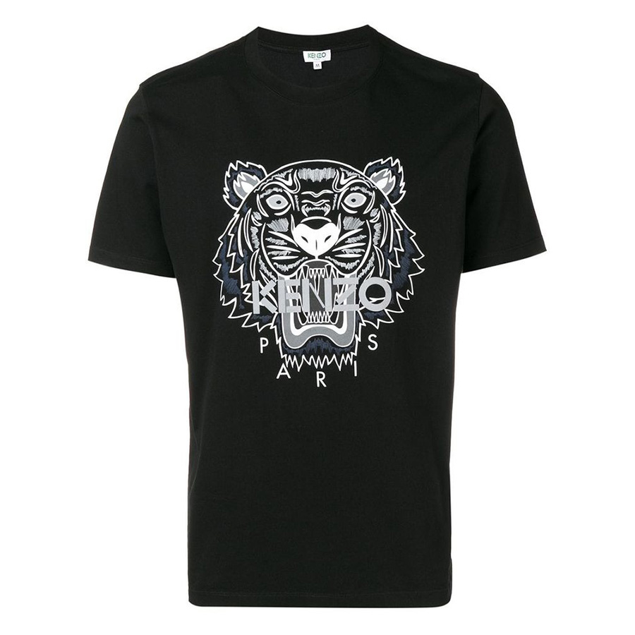 Áo Phông Nam Kenzo Tiger PF855 Tshirt Màu Đen Size XS - Duy Hoang