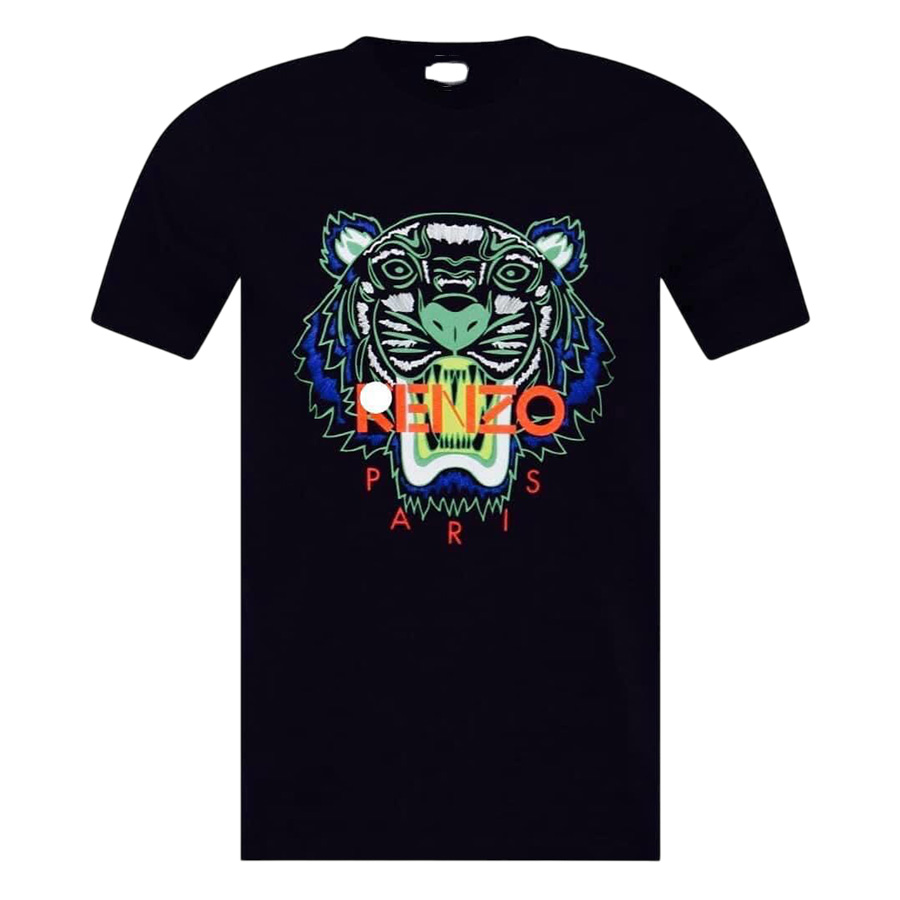 Áo Phông Nam Kenzo Tiger PF955 Tshirt Màu Đen Size XS - Duy Hoang