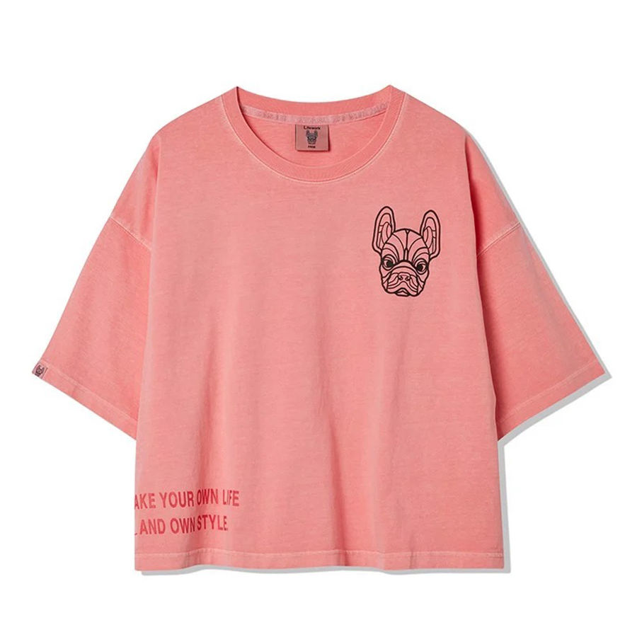 Áo Phông Nữ LifeWork Pigmented Short Pink Tshirt Màu Hồng - Duy Hoang
