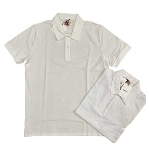 Áo Polo Nam Bally Men’s Shirt Logo B White Màu Trắng Size S - Duy Hoang