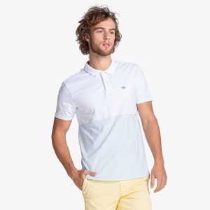 Áo Polo Nam Dockers Ss Regular 86160-0014 Màu Trắng/Xanh Nhạt - Duy Hoang