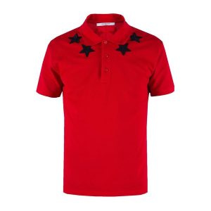 Áo Polo Nam Givenchy Red Patched Polo Màu Đỏ Size S - Duy Hoang