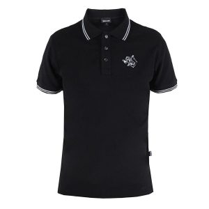 Áo Polo Nam Just Cavalli Polo Shirt CAV-S01GC0378-900 Màu Đen Size M - Duy Hoang