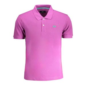 Áo Polo Nam La Martina Men's Short Sleeved BPMP01PK031_VI05248 Màu Hồng Tím Size M - Duy Hoang