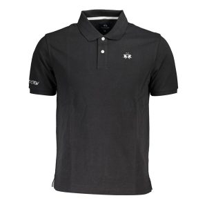 Áo Polo Nam La Martina Viền Cổ Thêu Logo Ngực Nhỏ Màu Xanh Than Size L - Duy Hoang