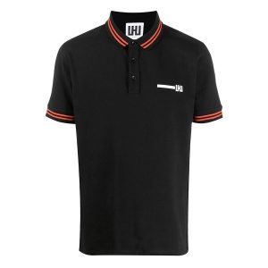 Áo Polo Nam Les Hommes Polo Shirt UXT500 Màu Đen Size S - Duy Hoang