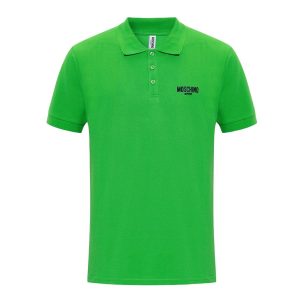 Áo Polo Nam Moschino Green With Logo Printed V3A1605 9309 0396 Màu Xanh Lá Size XS - Duy Hoang
