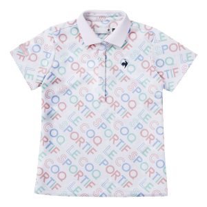 Áo Polo Nữ Le Coq Sportif Golf Women's Short Sleeve Shirt QGWVJA08 Màu Trắng Size M - Duy Hoang