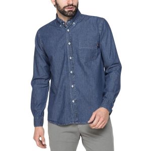 Áo Sơ Mi Carrera Jeans Denim Classic 205A1005A_700 Màu Xanh Đậm Size L - Duy Hoang