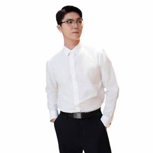 Áo Sơ Mi Dài Tay Nam DETERMINANT 202-02-Essential Màu Trắng Size S - Duy Hoang
