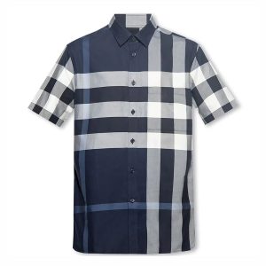 Áo Polo Nam Burberry Logo Intarsia Cotton Piqué Shirt Màu Đen Size XS - Duy Hoang