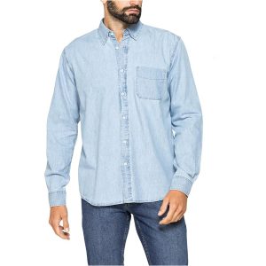 Áo Sơ Mi Nam Carrera Jeans Classic Shirt 205A1005A_500-1 Màu Xanh Nhạt Size M - Duy Hoang