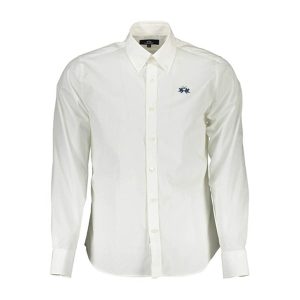 Áo Sơ Mi Nam La Martina XMC006-OX014_BIANCO Màu Trắng Size M - Duy Hoang