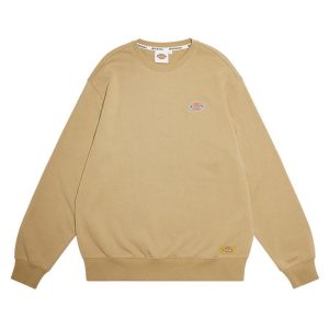 Áo Sweatshirt Dickies French Terry Brand Logo Embroidery Badge Beige DK009428CH1 Màu Nâu - Duy Hoang