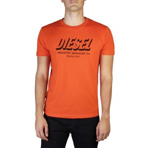 Áo Thun Nam Diesel Diegos Tshirt Màu Cam - Duy Hoang