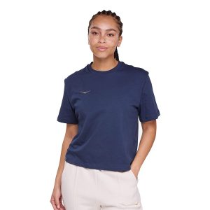 Áo Thun Nữ Hoka Team Gpx T-Shirt 1158111-VST Màu Xanh Navy Size L - Duy Hoang