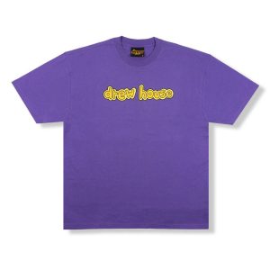 Áo Thun Unisex Drew House Logo Violet T-Shirt Màu Tím - Duy Hoang